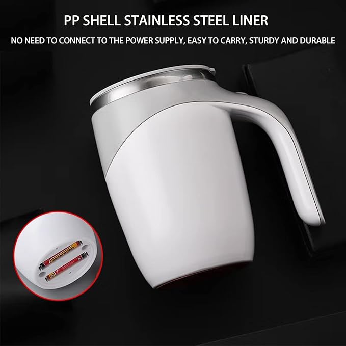 Magic Stir™ Portable self-stirring cup